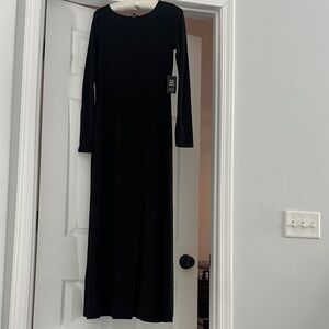 Express Classic Black Long Sleeve Dress